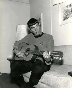 spock with guitar